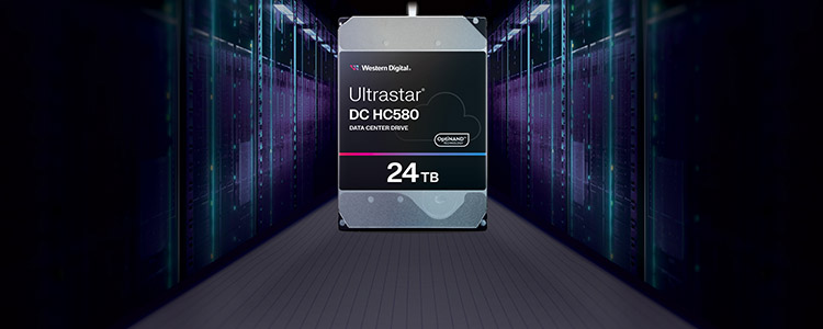 WD Ultrastar DC HC580 24TB – ефективно съхранение на повече данни