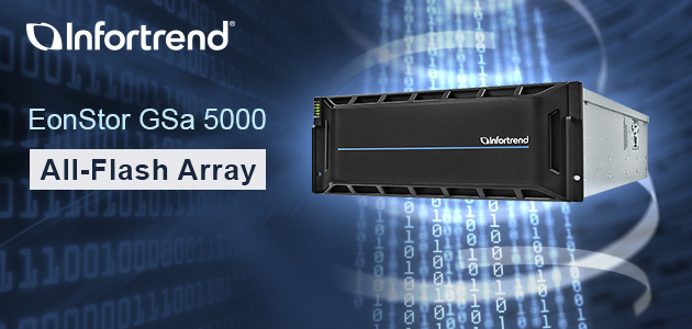 Управлявай производителността на дисковите устройства с Infortrend GSa 5000 All-Flash Array