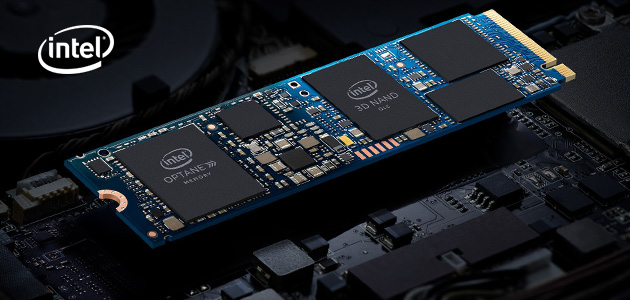 През април 2019 Intel анонсира Intel Optane memory H10 при SSD устройства. Те комбинират времето за реакци на технологията Intel Optane с капацитетите за съхранение на данни на Intel Quad Level Cell (QLC) 3D NAND технология в M.2 форм фактор.