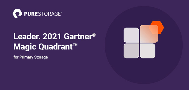 Pure Storage® отново е лидер в наскоро публикувания Gartner® Magic Quadrant ™ за Primary Storage през 2021 г.